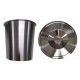 LIXEIRA BALDE DE EMBUTIR 5L COM TAMPA - INOX