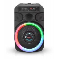 CAIXA DE SOM AMPLIFICADA 600W USB BLUETOOTH C/MICROFONE BIVOLT TRC