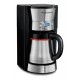 CAFETEIRA TERMICA PROGRAMAVEL HAMILTON BEACH - INOX/PRETO