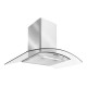 COIFA EXAUSTOR DE PAREDE 90CM LED 220W CHEFF GOURMET - INOX
