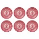 JOGO DE 6 PRATOS RASOS 26CM FLOREAL RENDA OXFORD