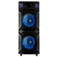 CAIXA ACUSTICA PHILCO BLUETOOTH USB 1500W FLASH LIGHTS FUNCAO EX BASS
