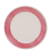APARELHO DE JANTAR CHA 30 PEÇAS BIONA CERAMICA REDONDO ROSA DONNA