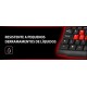 TECLADO GAMMER MULTIMIDIA USB PRETO/VERMELHO