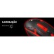 MOUSE GAMMER CTECH USB 1200DPI PRETO/VERMELHO