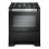 FOGAO A GAS 5 BOCAS BIVOLT MUELLER BLACK PLATINUM 3700W MESA DE VIDRO