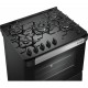 FOGAO DECORATO 5 BOCAS GAS BIVOLT MUELLER - PRETO