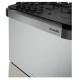 FOGAO DECORATO 5 BOCAS TRIPLA CHAMA GAS BIVOLT MUELLER - INOX