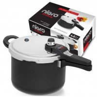 PANELA DE PRESSAO ALUMINIO ANTIADERENTE 6L - NIGRO ETERNA