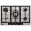 COOKTOP EM INOX A GAS 5 BOCAS 8500W 220V CUISINART ALTER LUX