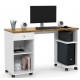 MESA PARA COMPUTADOR MILLION BRANCA E NATURE