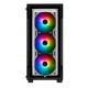 GABINETE GAMER MID TOWER RGB LATERAL E FRONTAL VIDRO COM FAN CORSAIR BRANCO