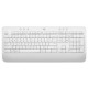 TECLADO SEM FIO BLUETOOTH APOIO PARA MAOS LOGITECH BRANCO