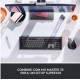 TECLADO SEM FIO ILUMINAÇÃO INTELIGENTE USB OU BLUETOOTH LOGITECH CINZA