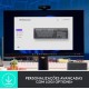 TECLADO SEM FIO ILUMINAÇÃO INTELIGENTE USB OU BLUETOOTH LOGITECH CINZA