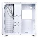 GABINETE GAMER MID TOWER LATERAL E FRONTAL VIDRO RISE BRANCO