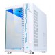 GABINETE GAMER MID TOWER LATERAL E FRONTAL VIDRO RISE BRANCO