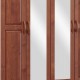 GUARDA ROUPA CASAL 4 PORTAS 2 GAVETAS COM ESPELHO MADEIRA MACIÇA BRONZE FINESTRA