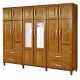 GUARDA ROUPA CASAL COM ESPELHO 12 PORTAS 4 GAVETAS YESCASA YPE
