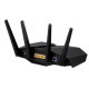ROTEADOR WIFI6 5400MBPS RGB GAMER ASUS PRETO