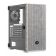 GABINETE GAMER MID TOWER, ARGB COM FAN, LATERAL VIDRO HUSKY BRANCO
