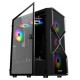 GABINETE GAMER MID TOWER LATERAL VIDRO TEMPERADO PRETO REDRAGON