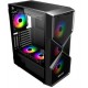 GABINETE GAMER MID TOWER LATERAL VIDRO TEMPERADO PRETO REDRAGON
