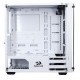 GABINETE GAMER MID TOWER RGB LATERAL E FRONTAL VIDRO BRANCO REDRAGON