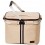 BOLSA TERMICA 26L CREME E MARROM LUX HOUSE