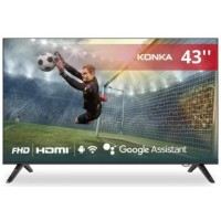 SMART TV LED 43 FHD SEM BORDAS BLUETOOTH GOOGLE ASSISTANT ANDROID KONKA