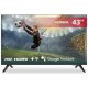 SMART TV LED 43 FHD SEM BORDAS BLUETOOTH GOOGLE ASSISTANT ANDROID KONKA