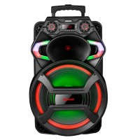 CAIXA DE SOM ALTO FALANTE 550W  AMVOX PORTATIL C/ BLUETOOTH USB SD