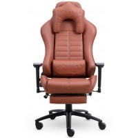 CADEIRA GAMER XT RACER ATE 120KG RECLINAVEL C/ DESCANSO DE BRA&Ccedil;O 3D - MARROM