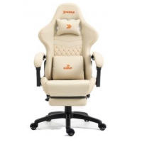 CADEIRA GAMER HUSKY RECLINAVEL C/ ALMOFADAS E DESCANSO PARA PERNAS RETRATIL