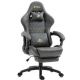 CADEIRA GAMER HUSKY RECLINAVEL C/ ALMOFADAS E DESCANSO PARA PERNAS RETRATIL