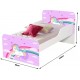 CAMA INFANTIL MENINAS CASA MOVEIS C/ COLCHÃO