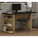 MESA ESCRIVANINHA OFFICE PARA COMPUTADOR MADESA - CARVALHO/PRETO