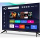 SMART TV 50 HQ LED UHD 4K C/ TELA SEM BORDAS 3 HDMI 2 USB WIFI