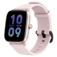 RELOGIO SMARTWATCH AMAZFIT MINI CAIXA ALUM&Iacute;NIO C/ PULSEIRA FLAMINGO