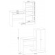 ESCRIVANINHA RACK PARA COMPUTADOR C/ 2 PORTAS BARCELLONA