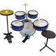 BATERIA MUSICAL ACUSTICA INFANTIL C/ CHIMBAL ROCK BABY