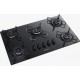 FOGAO COOKTOP ITATIAIA 5 BOCAS MESA VIDRO BIVOLT - PRETO