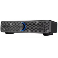 CAIXA DE SOM GAMER GOLDENUTRA PARA PC 6W USB C/ LED RGB