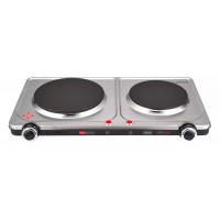 FOGAO ELETRICO PORTATIL TELEFUNKEN DUPLO 2400W - INOX