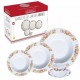 KIT DE JANTAR PORCELANA 30 PEÇAS CHA COMPLETO