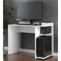 MESA IRIS PARA COMPUTADOR E ESCRIVANINHA - BRANCO