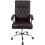 CADEIRA OFFICE PRESIDENTE EM COURO - PRETA