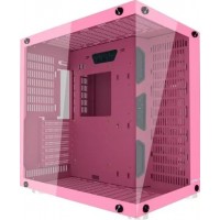 GABINETE ATX VIDRO FRENTE E LATERAL HYRAX ROSA