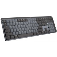 TECLADO SEM FIO ILUMINAÇÃO INTELIGENTE USB OU BLUETOOTH LOGITECH CINZA