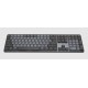 TECLADO SEM FIO LOGITECH  C/ ILUMINAÇÃO INTELIGENTE USB BLUETOOTH - CINZA